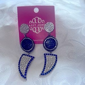 Sassy Jones Vintage Blue Tizani earrings